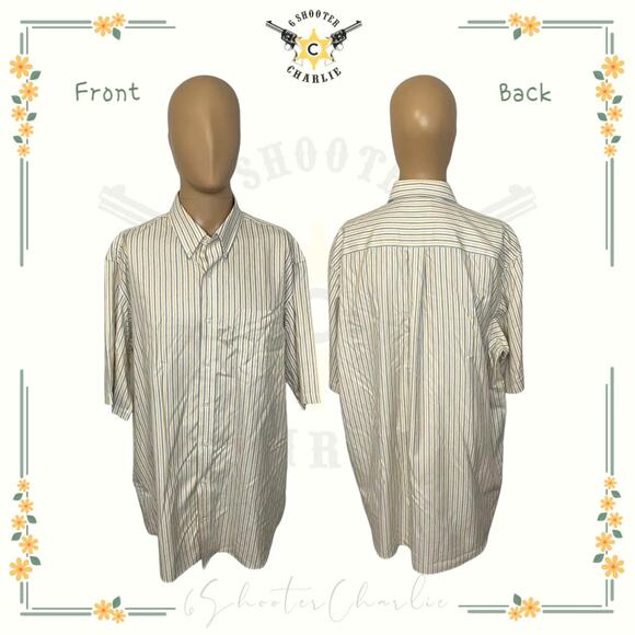 DULUTH TRADING CO. Men's Short Sleeve Button Down Plaid Shirt Size XL Tall - Picture 1 of 6